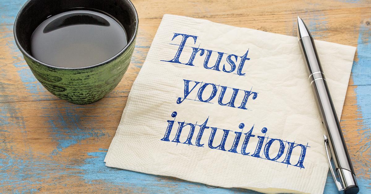 Intuition is the first thought.